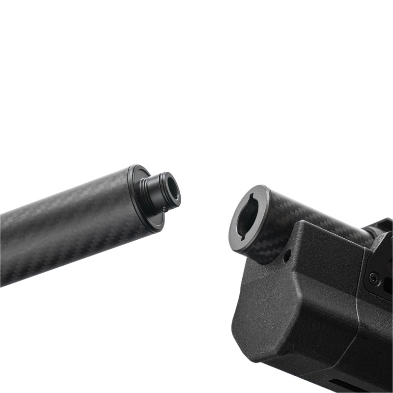 [542] PRO LIGHT ModelOne Suppressor | Carbon Fiber CNC Aluminum QD